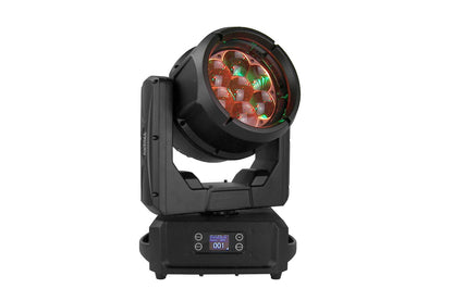 DELUGEM7X60WFX - IP65 Moving Head Zoom Wash with 7 x 60W RGBW  + 28 x 0.5W RGB LEDs