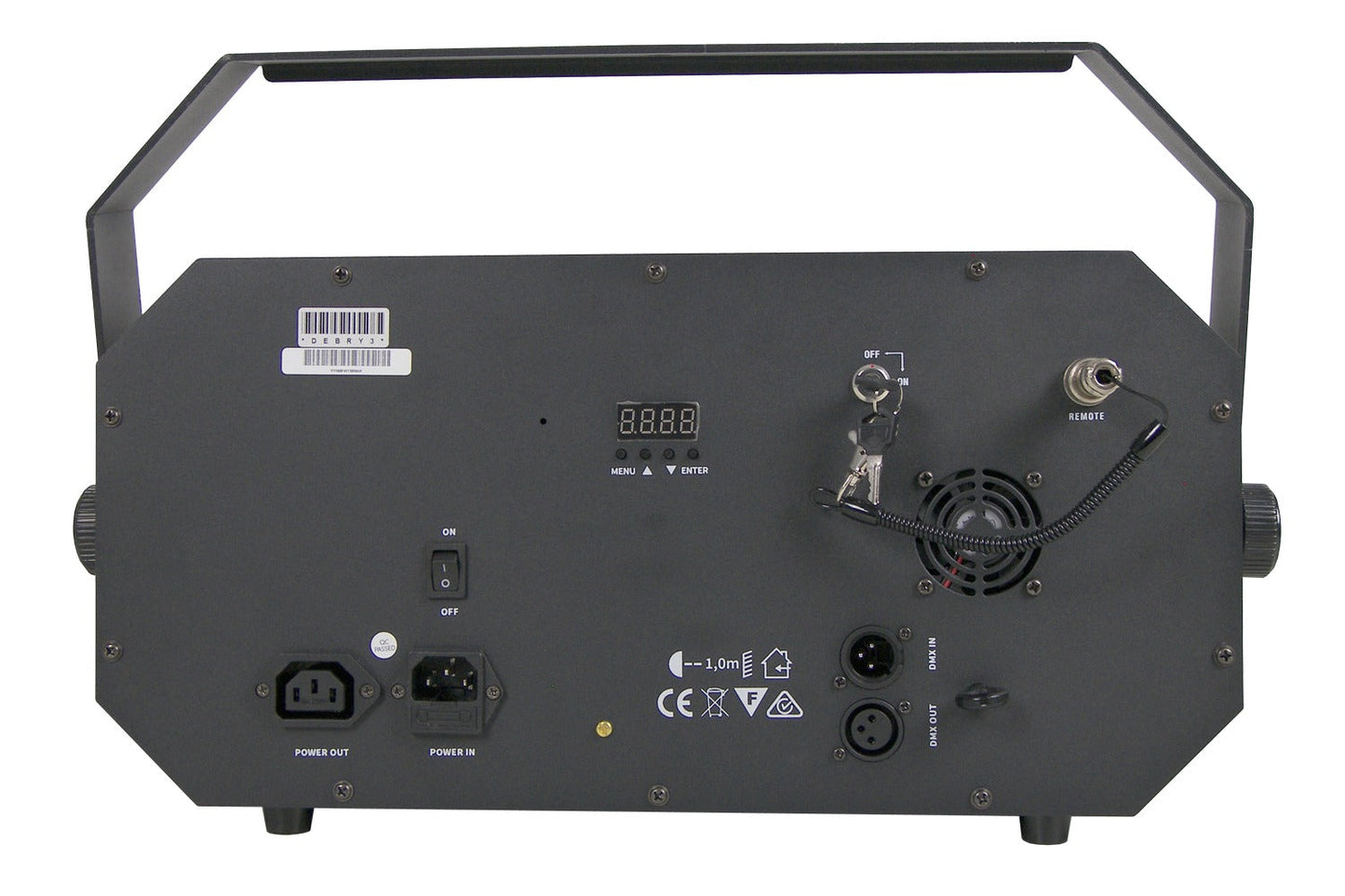 DERBY3 - 3-in-1 Lighting Effect: Derby, LED Strobe and flood light and RGB Laser