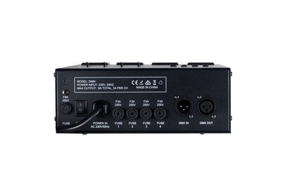 Event Lighting DIM4 4 channel DMX dimmer/switch, bottom