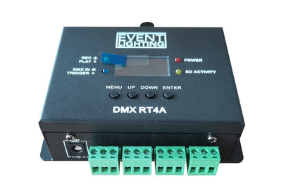 DMXRT4A - DMX and Audio Recorder/Trigger