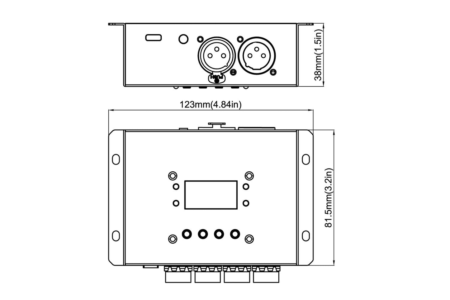 DMXRT4A - DMX and Audio Recorder/Trigger