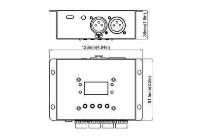 DMXRT4A - DMX and Audio Recorder/Trigger