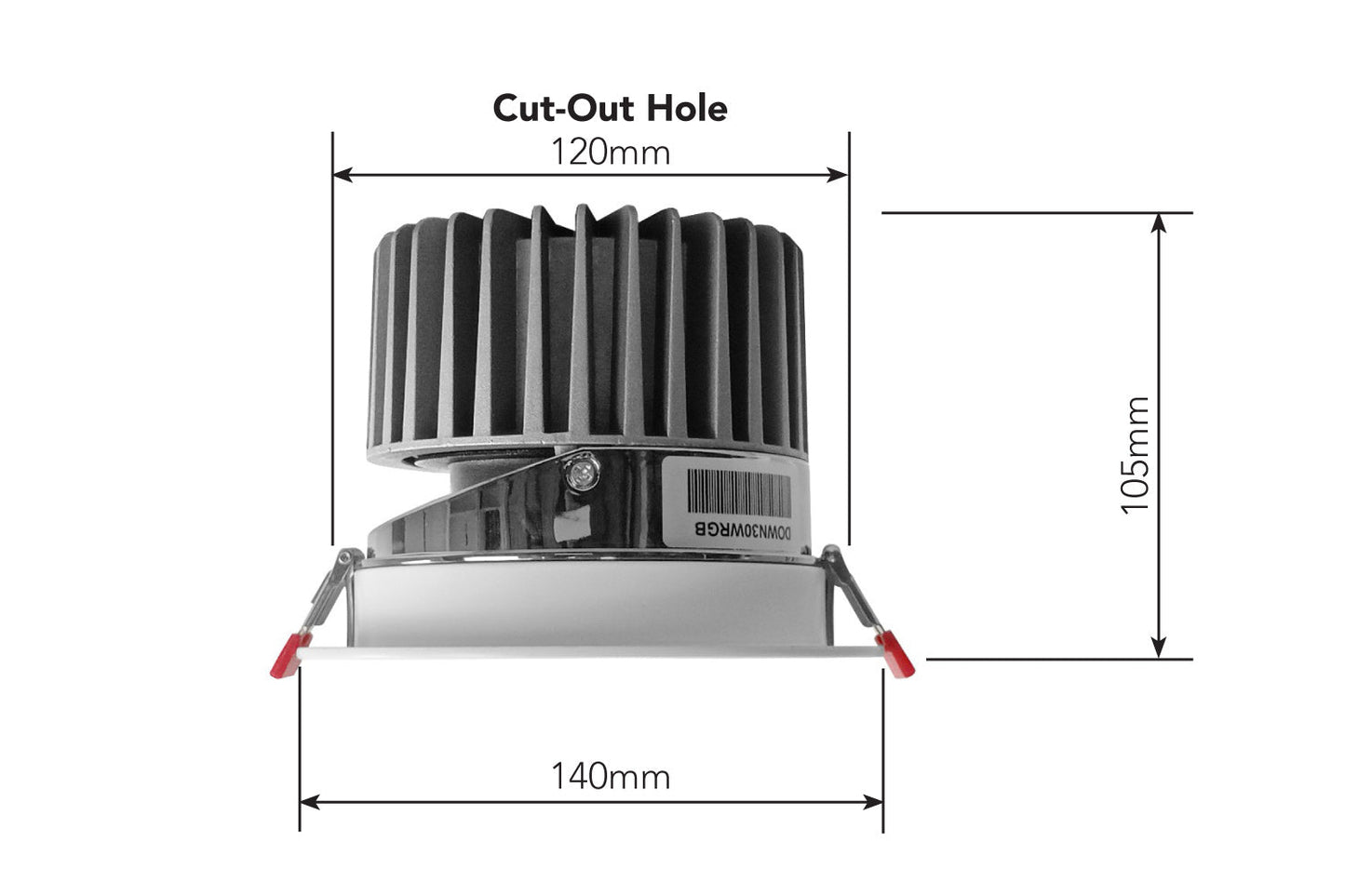 DOWN30RGB - 30w RGB 3-in-1 LED down light