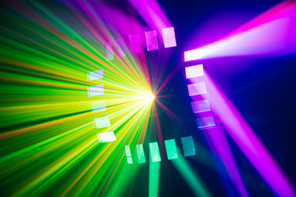 Event Lighting Lite ORBIT2 Effect Light with Derby, Strobe, Laser