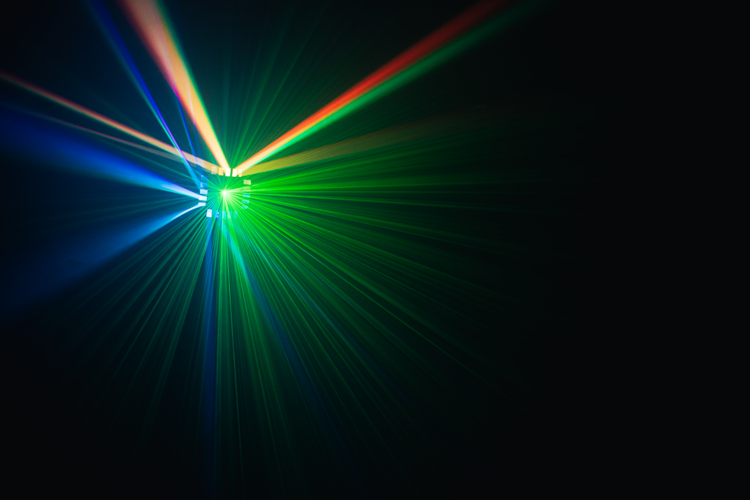 Event Lighting Lite ORBIT2 Effect Light with Derby, Strobe, Laser