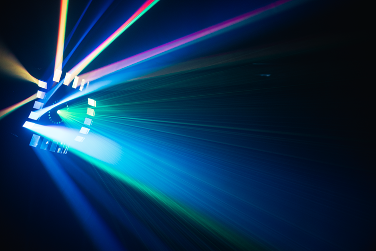 Event Lighting Lite ORBIT2 Effect Light with Derby, Strobe, Laser