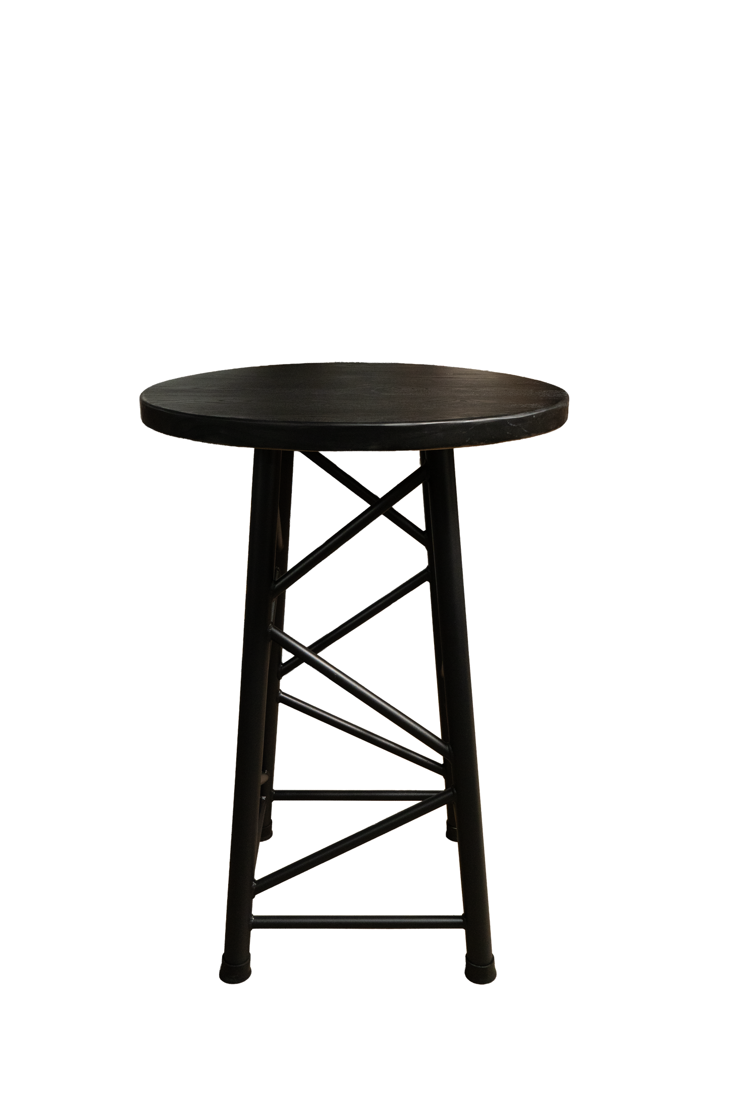 TRTABLESBK - 1100mm High Truss Table - Black-Brown