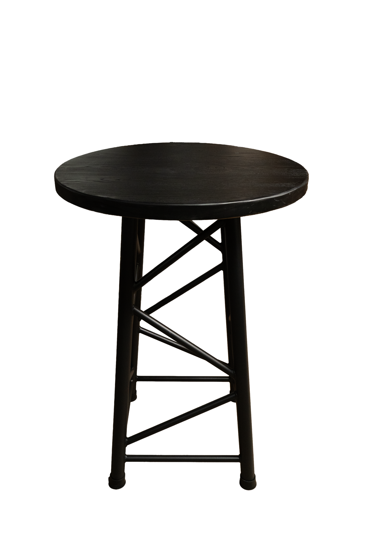 TRTABLESBK - 1100mm High Truss Table - Black-Brown