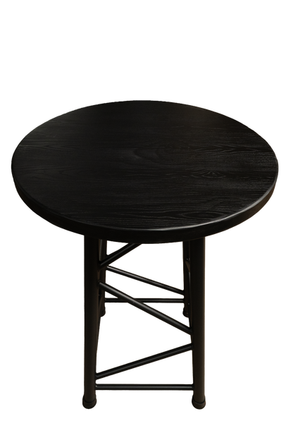 TRTABLESBK - 1100mm High Truss Table - Black-Brown