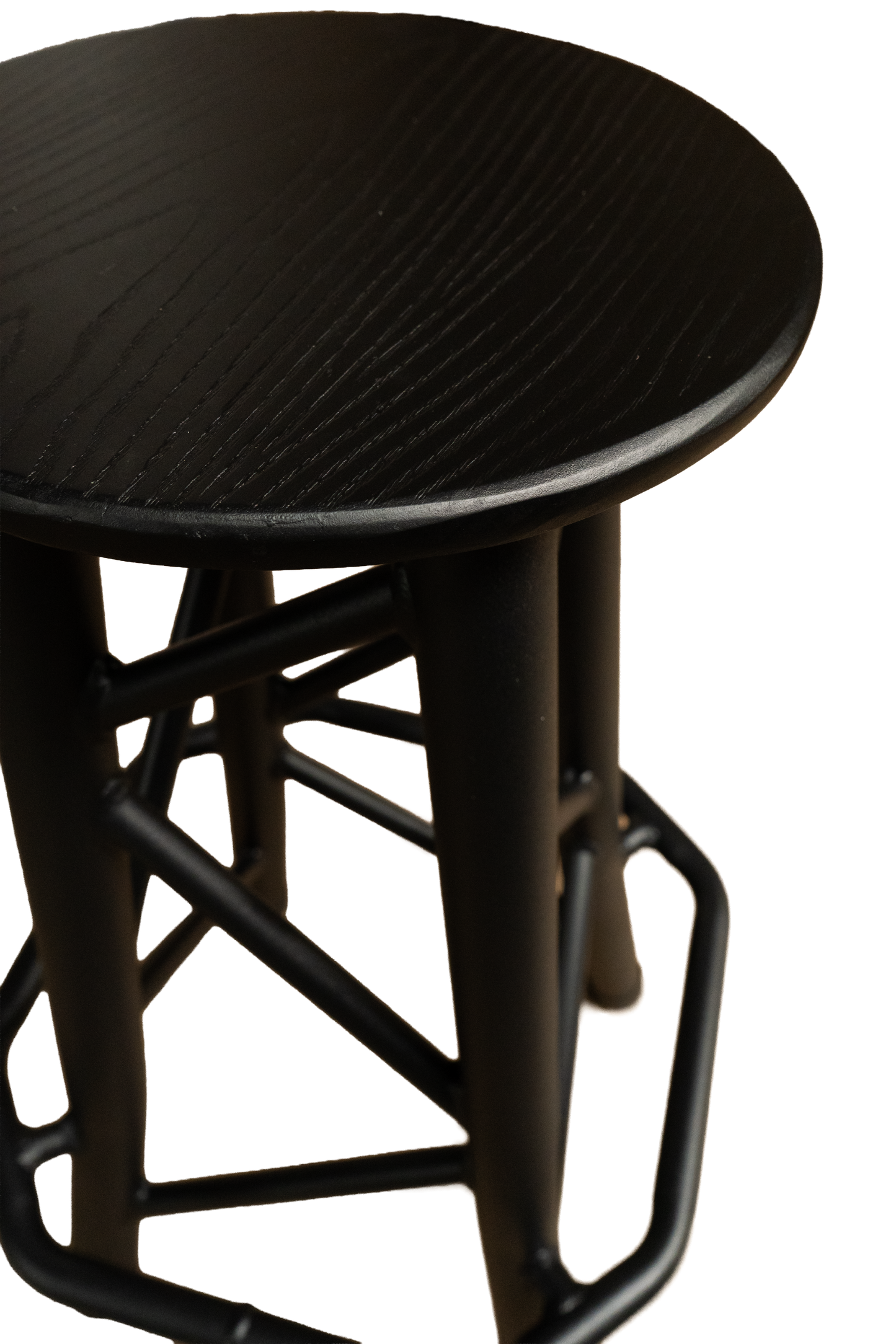 TRSTOOLSBK - 850mm High Truss Stool – Black/Brown