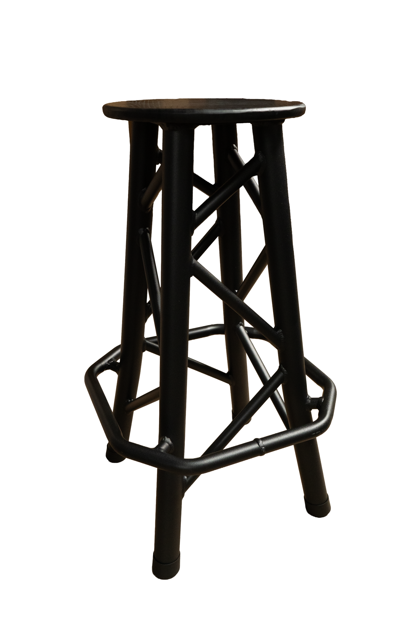 TRSTOOLSBK - 850mm High Truss Stool – Black/Brown