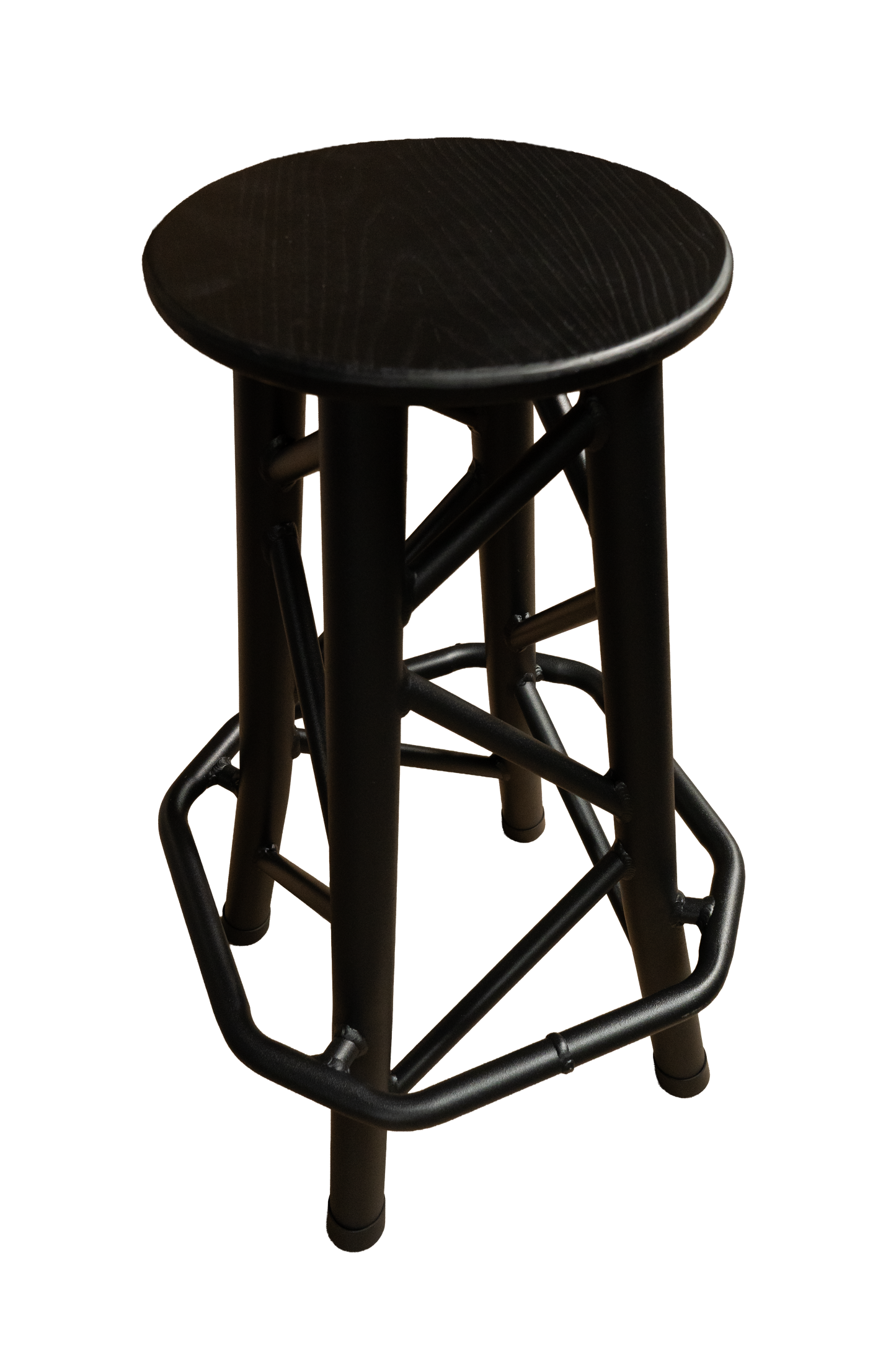 TRSTOOLSBK - 850mm High Truss Stool – Black/Brown