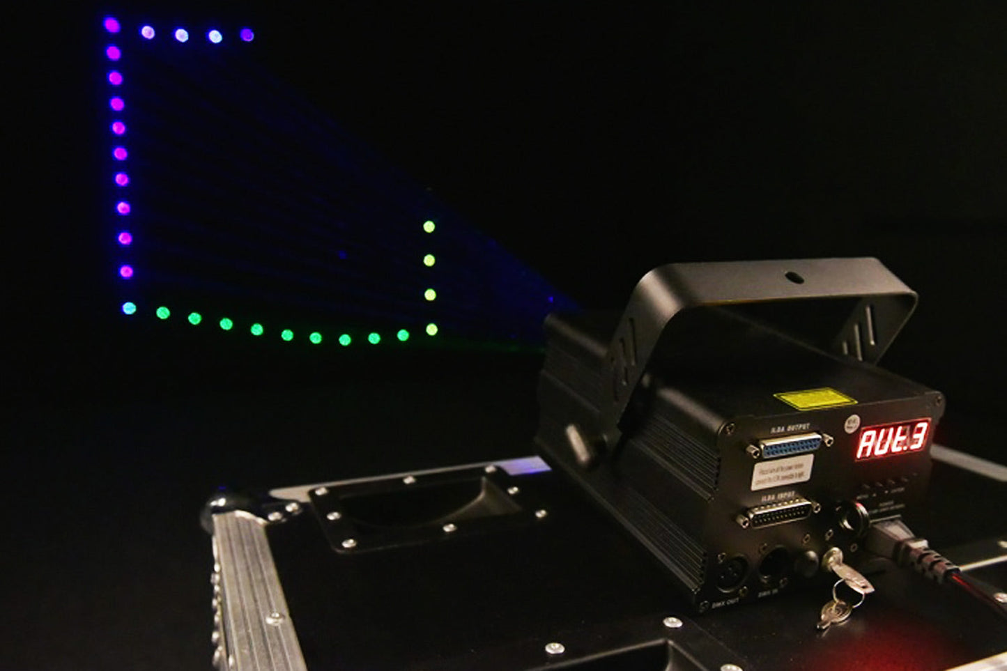 EL1000RGB 1W RGB Analogue 15K scanning animation laser with ILDA