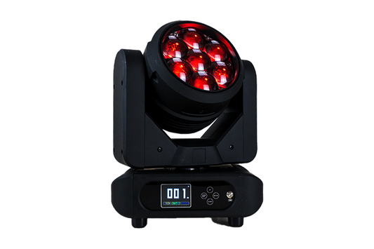 Event Lighting ENFORCER7X60 Moving Head front, red
