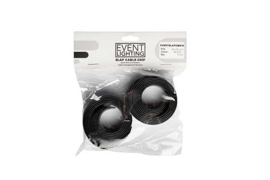 EVENTSLAP21BK10 - Event Slap Cable Grips in Black (10 Pack)