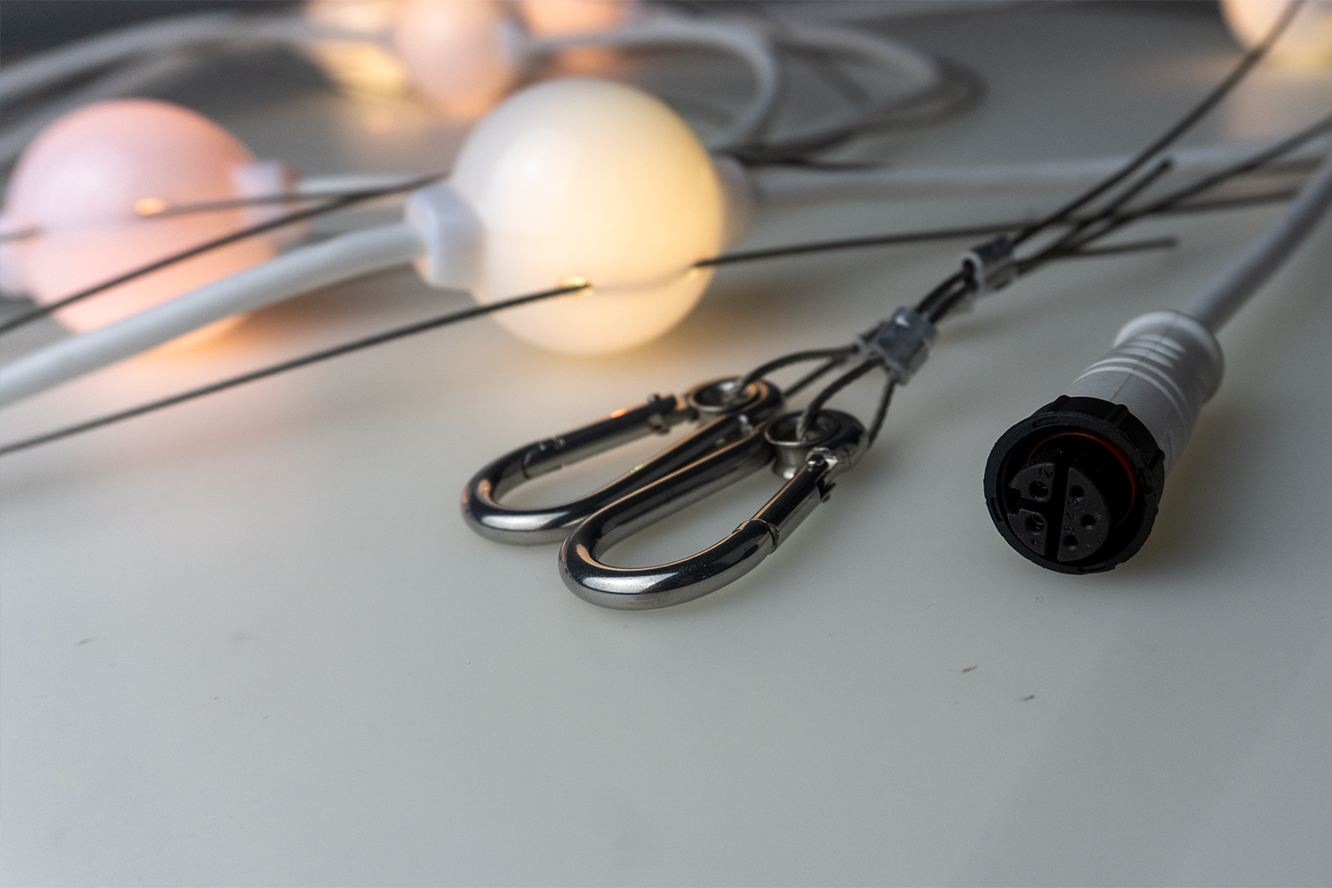 Event Lighting PIXBALLS2 Outdoor Festoon Lighting System, warm white