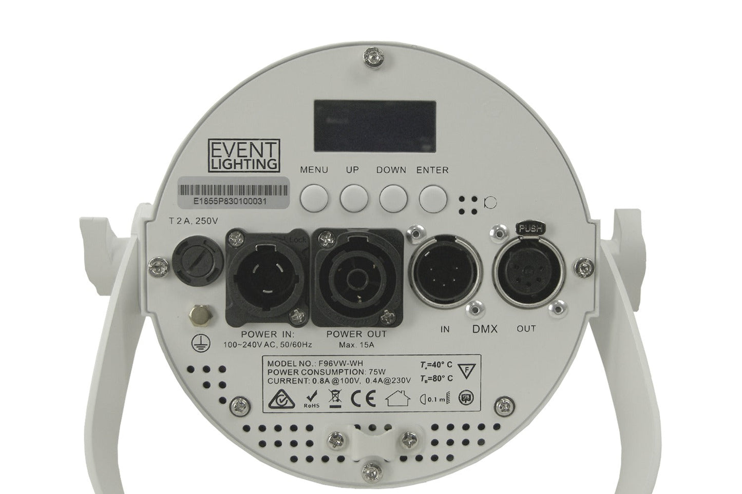 F96VW-WH - Variable White Fresnel with Manual Zoom (White)