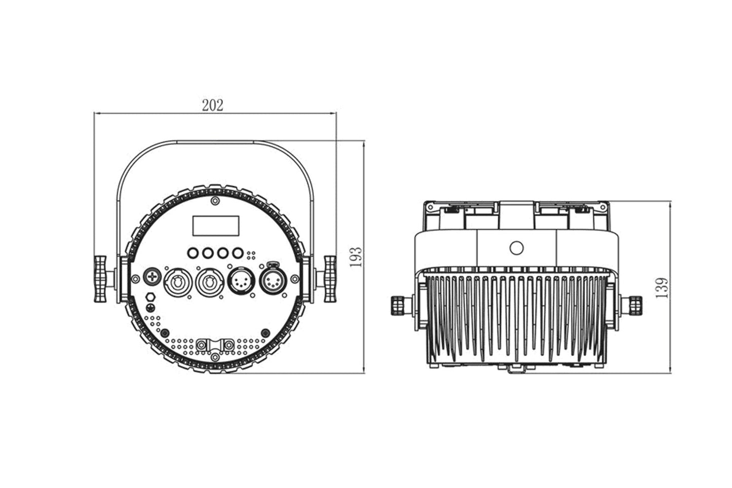 F96VW - Variable White Fresnel with Manual Zoom