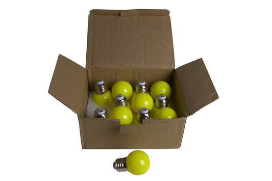 FESLED2YX12 - 2W E27 LED Globe (Yellow) - Box of 12