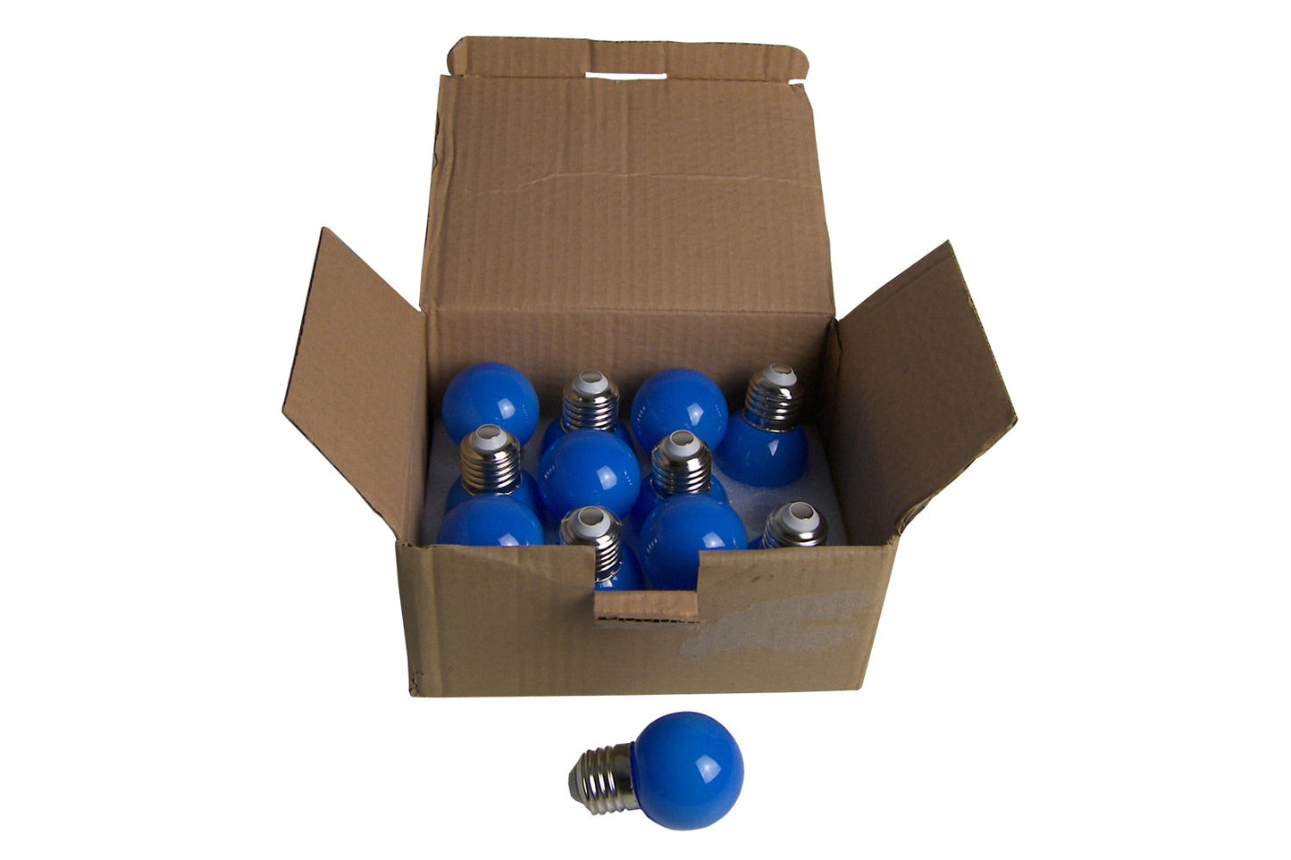 FESLED2BX12 - 2W E27 LED Globe (Blue) - Box of 12