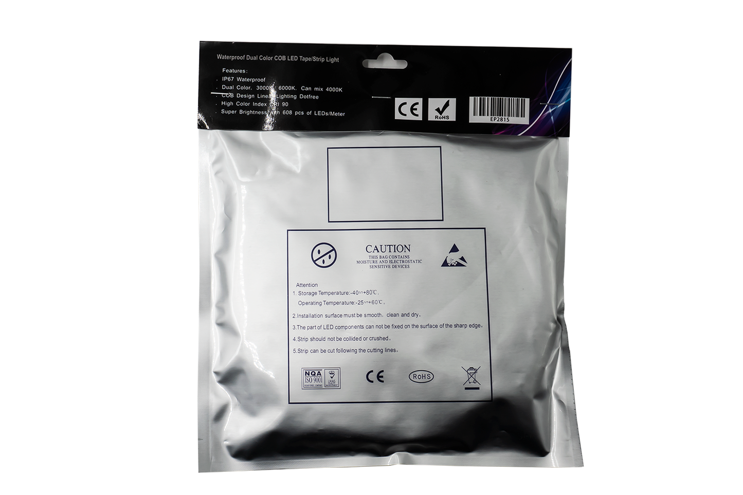 Event Lighting FLEXICOBCCW - COB LED Tape (CWW) packaging view