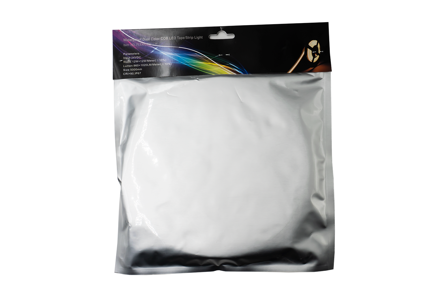 Event Lighting FLEXICOBCCW - COB LED Tape (CWW) packaging view