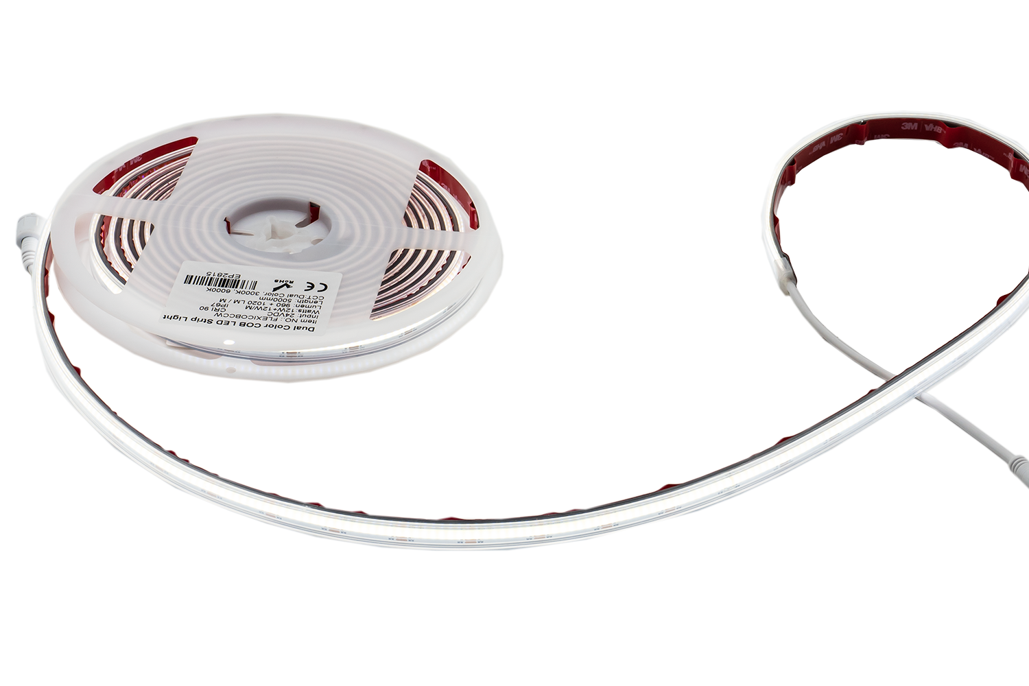 Event Lighting FLEXICOBCCW - COB LED Tape (CWW) Front view