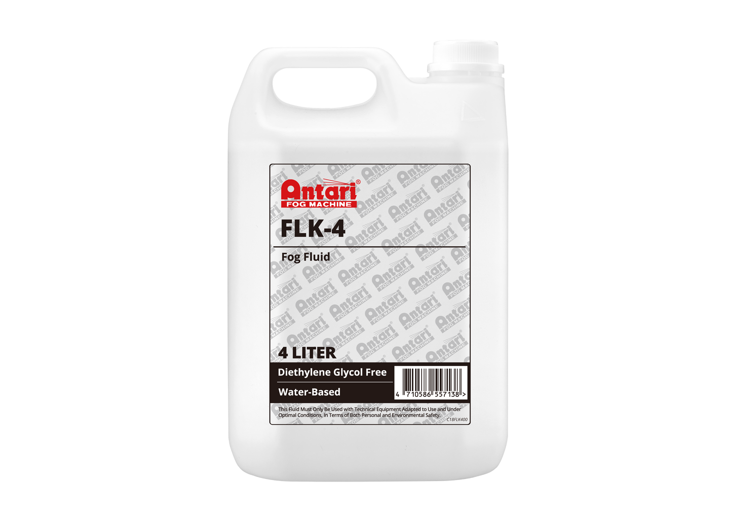 FLK4 - Antari High Density Fast Dissipating Fog Fluid (4 Litre)