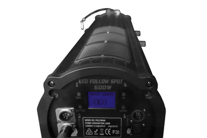 FOLLOW600 - 600W LED Followspot with Stand and Road Case