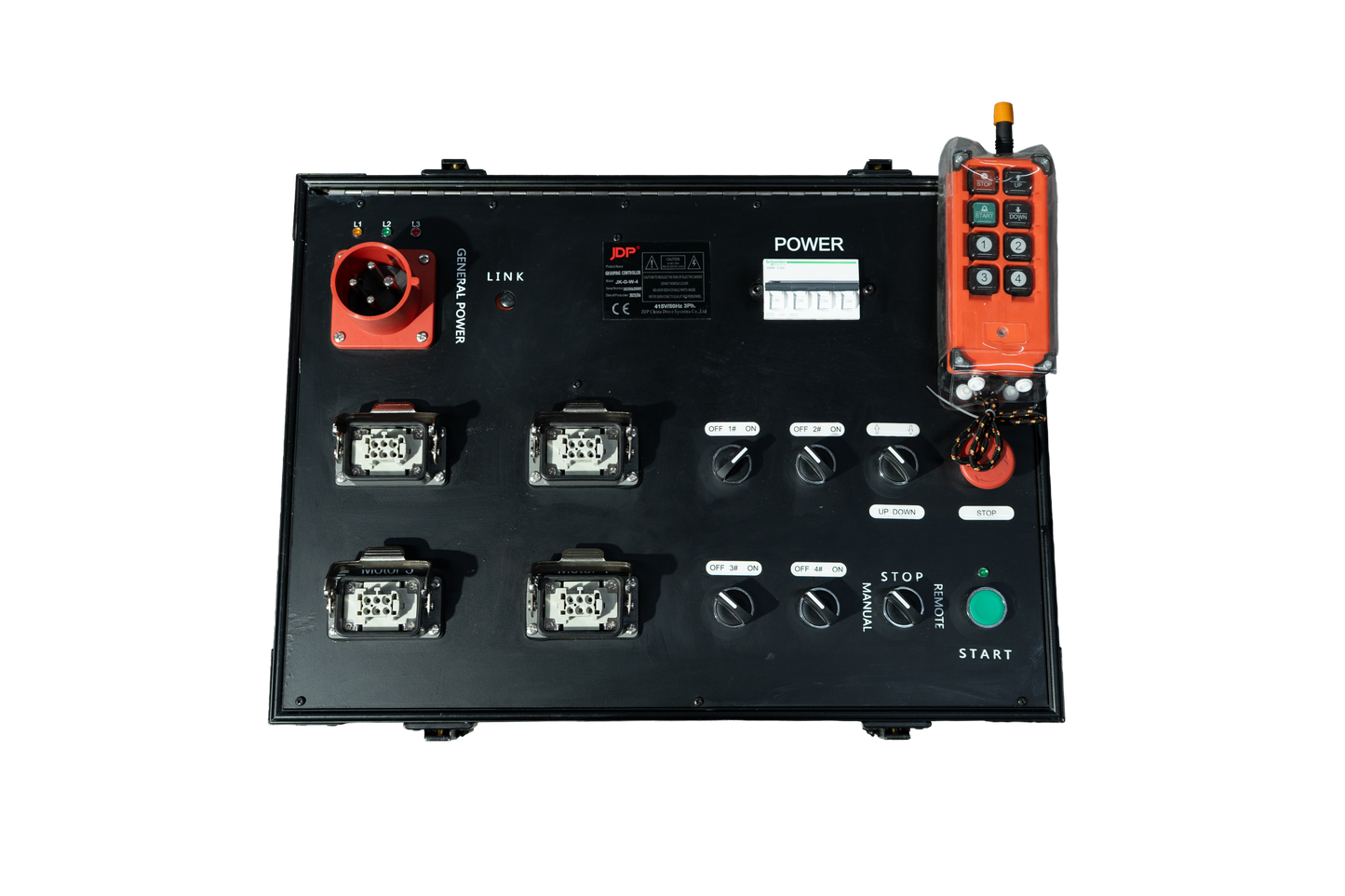 JDP-CON4JKW - 4 Channel Group Controller With Wireless Remote
