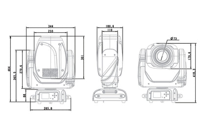HAVOCS150 - 150W LED Spot Moving Head