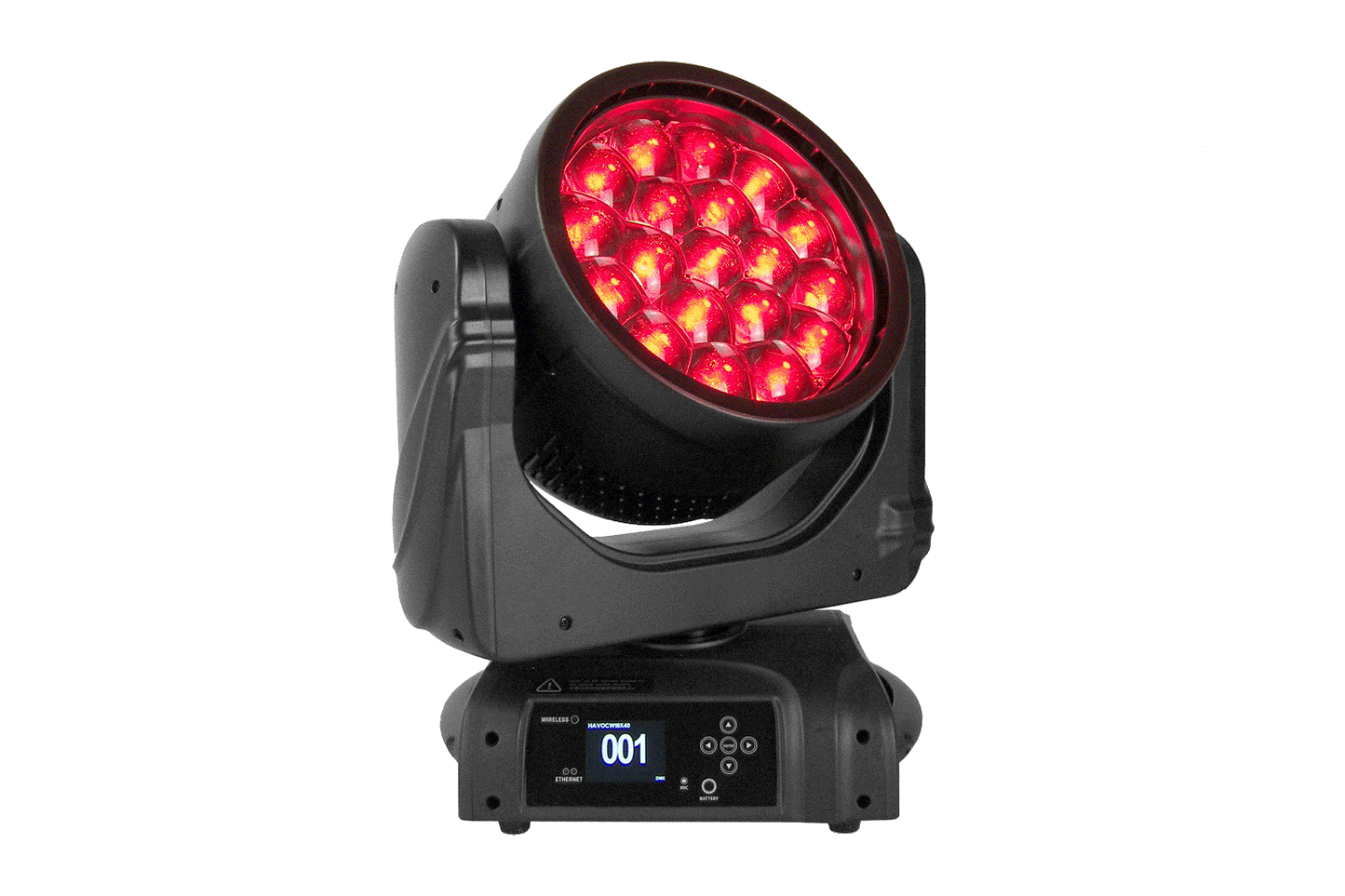 HAVOCW19X40 - 19 x 40W Zoom Wash Moving Head