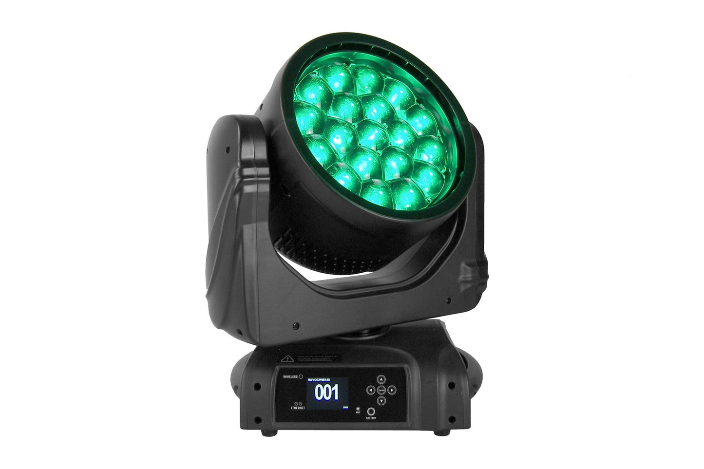 HAVOCW19X40 - 19 x 40W Zoom Wash Moving Head