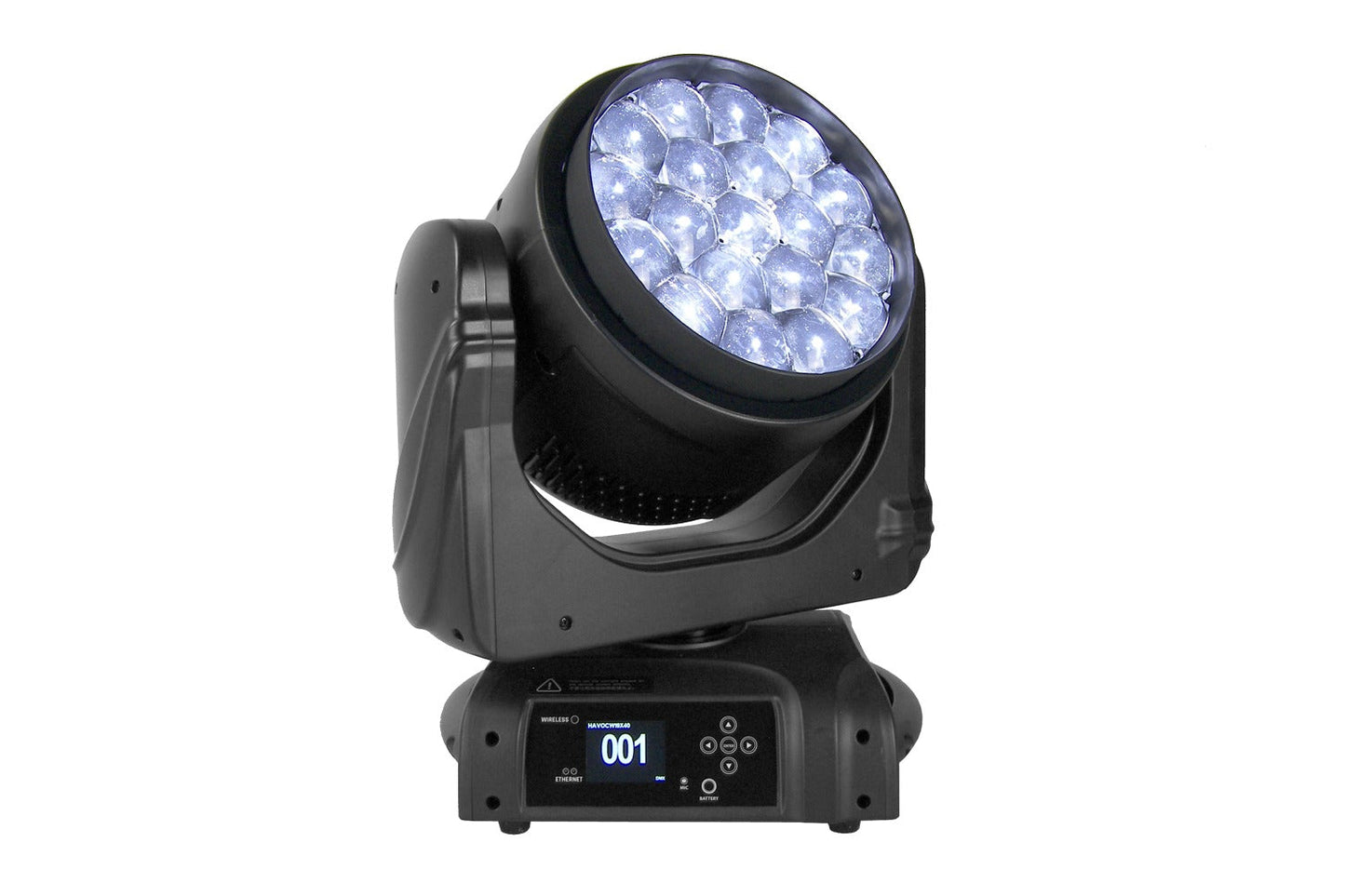 HAVOCW19X40 - 19 x 40W Zoom Wash Moving Head