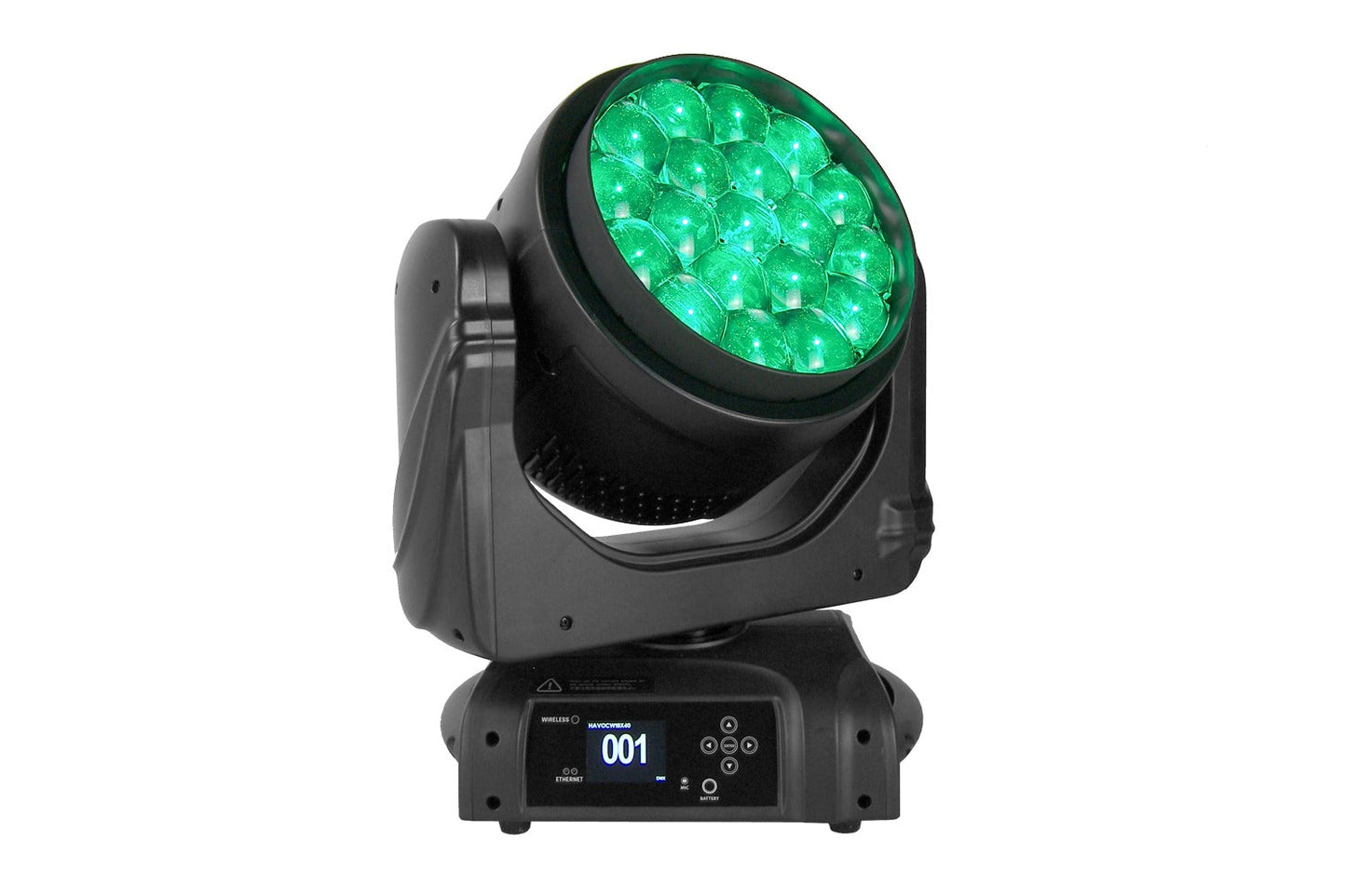 HAVOCW19X40 - 19 x 40W Zoom Wash Moving Head