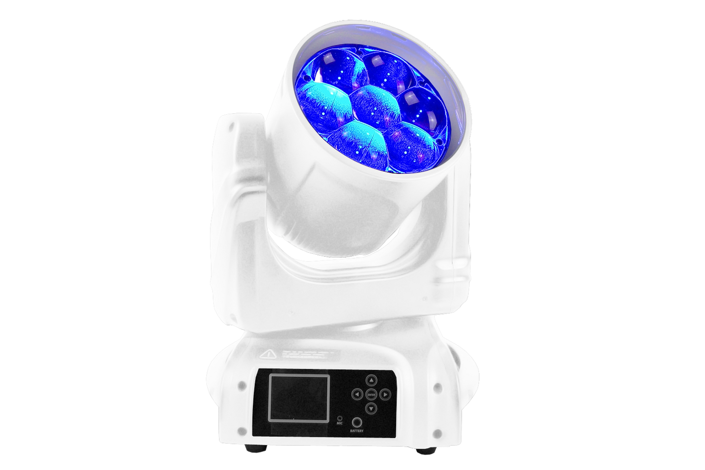 HAVOCW7X40-WH - 7 x 40W Zoom Wash Moving Head (White)