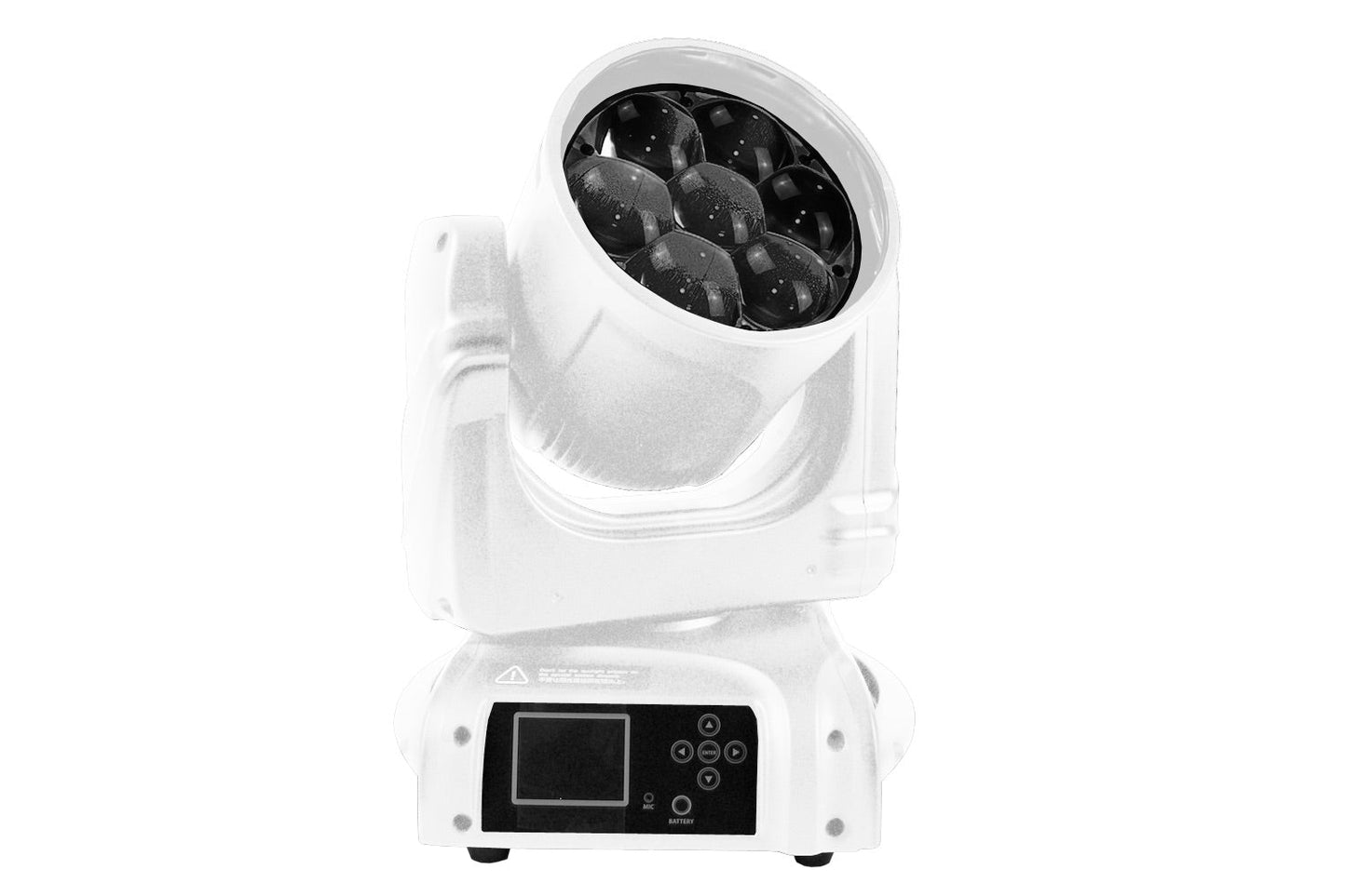 HAVOCW7X40-WH - 7 x 40W Zoom Wash Moving Head (White)