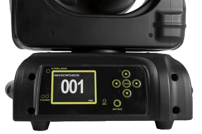 HAVOCW7X40CRI - 7 x 40W Zoom Wash Moving Head