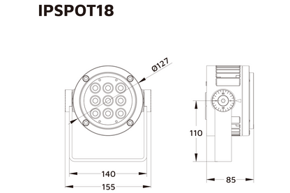 Event Lighting IP Spot Light