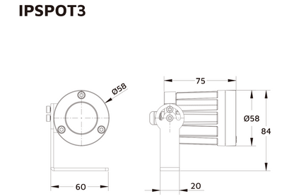 Event Lighting IP Spot Light