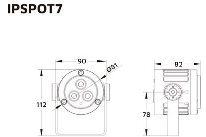 Event Lighting IP Spot Light