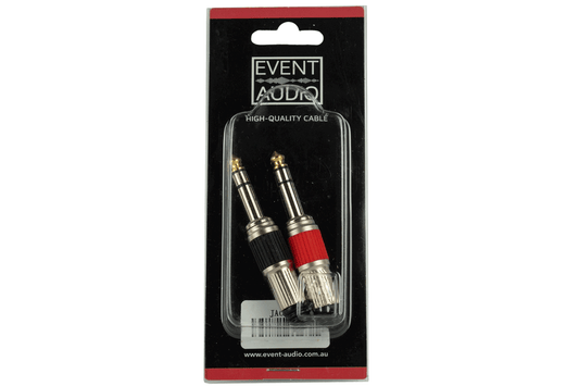 Event Audio JACKTRS - Pair of Jack TRS Male Plug packaging