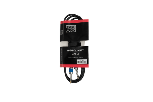 JJ1.5BALEL - 1.5m Jack TRS Male to Jack TRS Male Signal Lead - Blue Ring