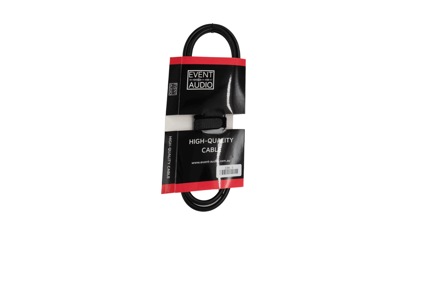 Event Audio JJR1.5 - 1.5m Jack TS Male to Jack TS Right Angle Male Signal Lead - Blue Ring product packaging 