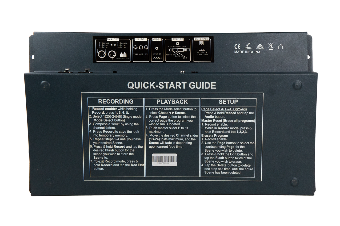 KONTROL48 - 48 Channel DMX controller