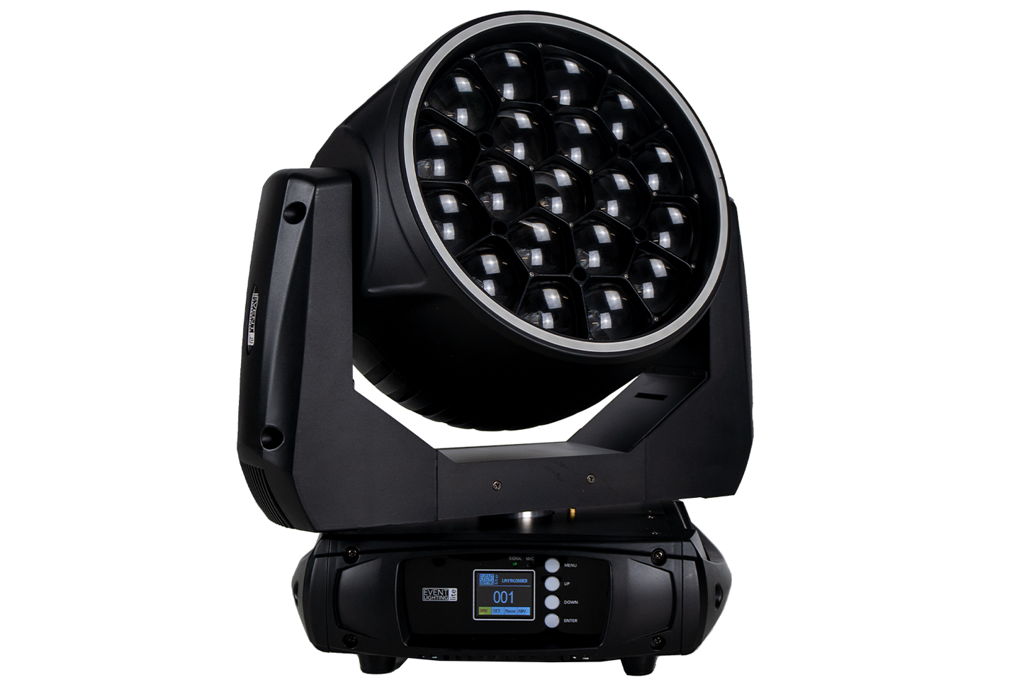 LM19X20BER - 19 x 20W RGBW Zoom Wash Head with Pixel Control and Ring Light