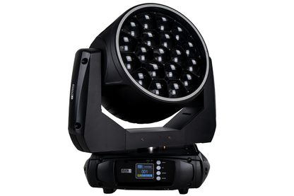 LM19X20BER - 19 x 20W RGBW Zoom Wash Head with Pixel Control and Ring Light