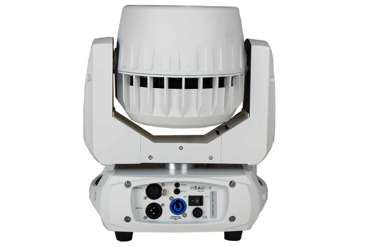LM7X30W - 7 x 30W LED RGBW Zoom Wash Moving Head (White)