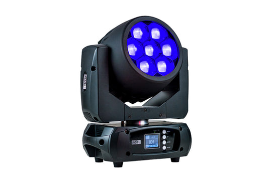 LM7X30 - 7 x 30W LED RGBW Zoom Wash Moving Head