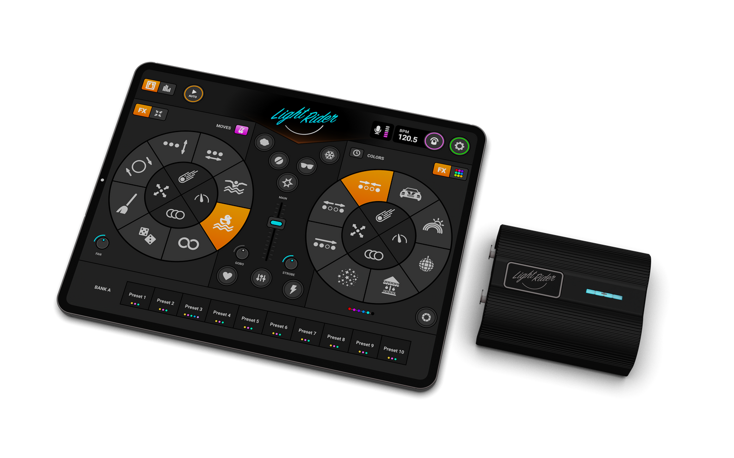 LR512MK3 - Light Rider MK3 Wireless Lighting Controller DMX Interface